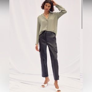 Aritzia Leather Cargo